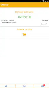 M-Ticket Car Jaune screenshot
