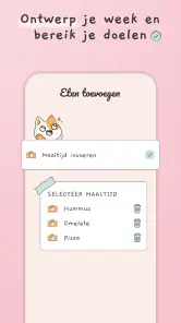 Maaltijdplanner-Wekelijks Plan screenshot