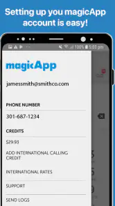 magicApp Calling & Messaging screenshot