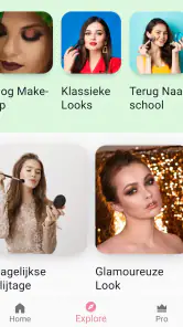 Make-up Zelfstudie App screenshot