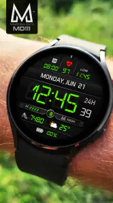 MD111 Digital watch face screenshot