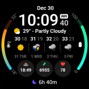 MDS449 Weather Forecast screenshot