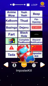 Meme geluidseffect soundboard screenshot
