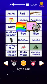 Meme geluidseffect soundboard screenshot