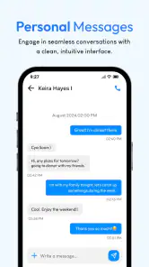 Messages: Text SMS screenshot