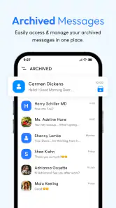 Messages: Text SMS screenshot