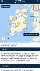 Met Éireann screenshot