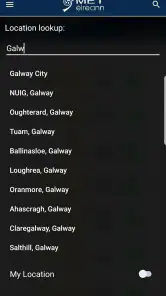 Met Éireann screenshot