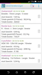 Metal Gewicht Calculator (Pro) screenshot