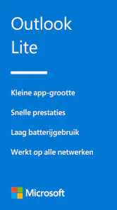 Microsoft Outlook Lite: Email screenshot