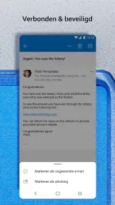 Microsoft Outlook Lite: Email screenshot