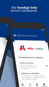 Mijn Alfa-college screenshot