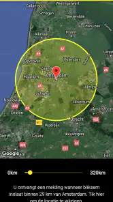 Mijn Bliksemtracker & -alarmen screenshot