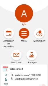 Mijn Dossier Amsterdam UMC screenshot