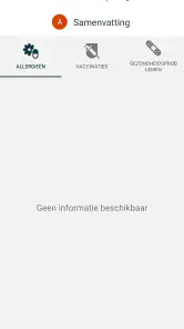 Mijn Dossier Amsterdam UMC screenshot