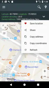Mijn locatie - Delen, volgen screenshot