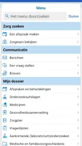 MijnETZ screenshot
