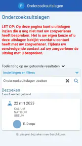 MijnETZ screenshot