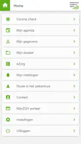 MijnZGV screenshot