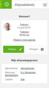 MijnZGV screenshot