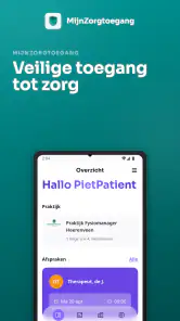 MijnZorgtoegang screenshot