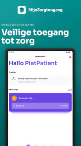 MijnZorgtoegang screenshot