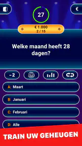 Miljonair 2025: offline trivia screenshot