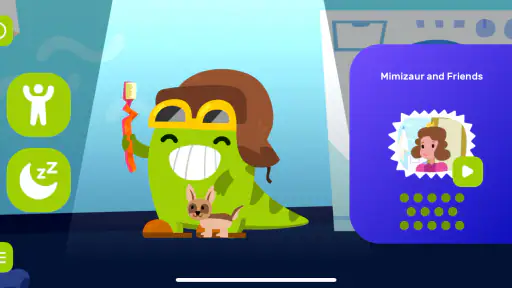 Mimisaur poetst zijn tanden screenshot