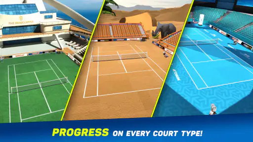 Mini Tennis: Perfect Smash screenshot
