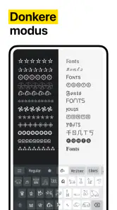 Mooie Lettertype, Toetsenbord screenshot