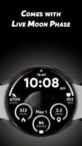 Moon Dial - Watch face screenshot