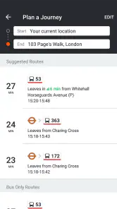 Moovit: info over trein & bus screenshot