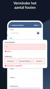 MoreApp Formulieren screenshot