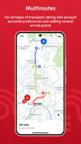 Moscow transport screenshot