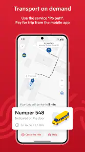 Moscow transport screenshot