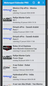 Motorsport Kalender PRO screenshot