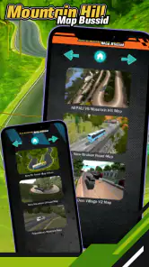 Mountain Hill Map Bussid screenshot