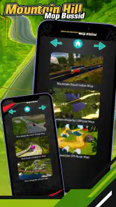Mountain Hill Map Bussid screenshot