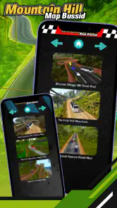 Mountain Hill Map Bussid screenshot