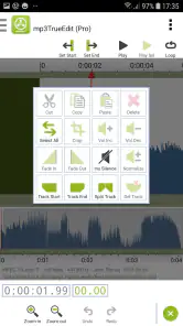 mp3TrueEdit touch Audio Editor screenshot