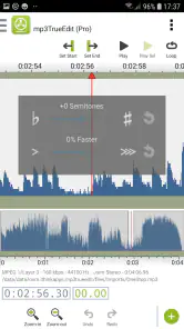 mp3TrueEdit touch Audio Editor screenshot