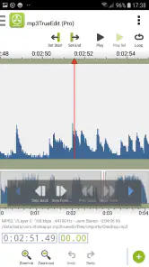 mp3TrueEdit touch Audio Editor screenshot