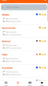 MTBroutes - Alle NL MTB routes screenshot