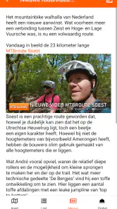 MTBroutes - Alle NL MTB routes screenshot