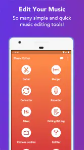 Muziekeditor screenshot