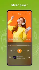 Muziekspeler en videospeler screenshot