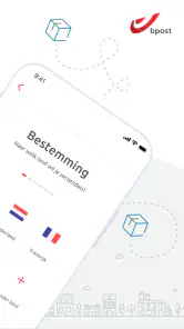 My bpost screenshot