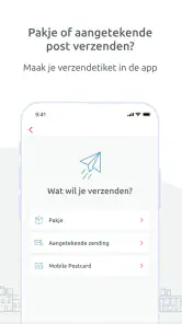 My bpost screenshot