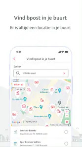 My bpost screenshot
