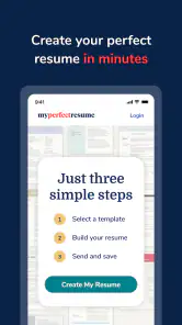 MyPerfectResume Builder screenshot